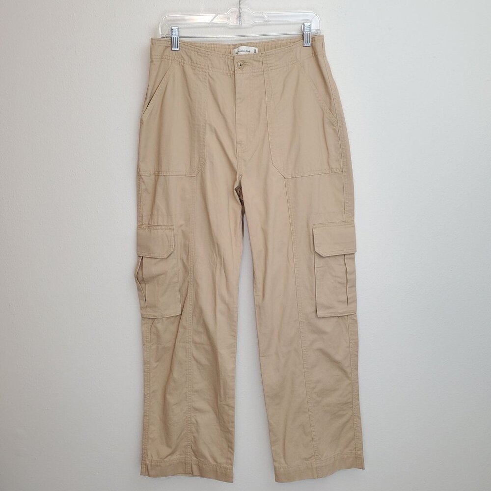 Abercrombie & Fitch high waisted carpenter cargo pants